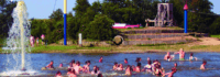 Badesee in den Ferien