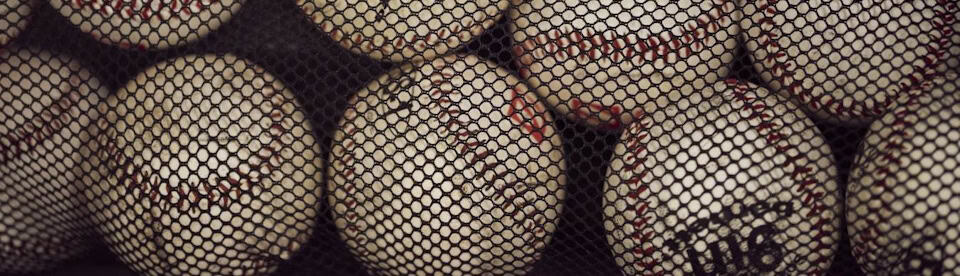 Baseballs im Ballsack