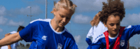 Mädels Fußball