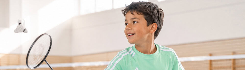 Badminton spielen