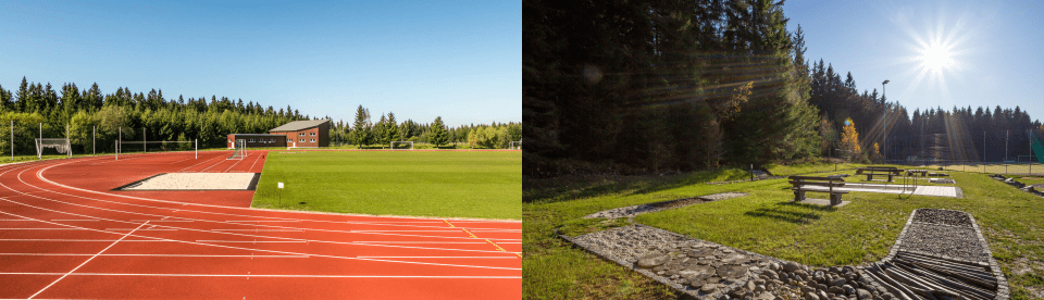 Leichtathletikcamp Rabenberg, Sportanlage