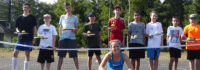 Gruppenfoto beim Tenniscamp
