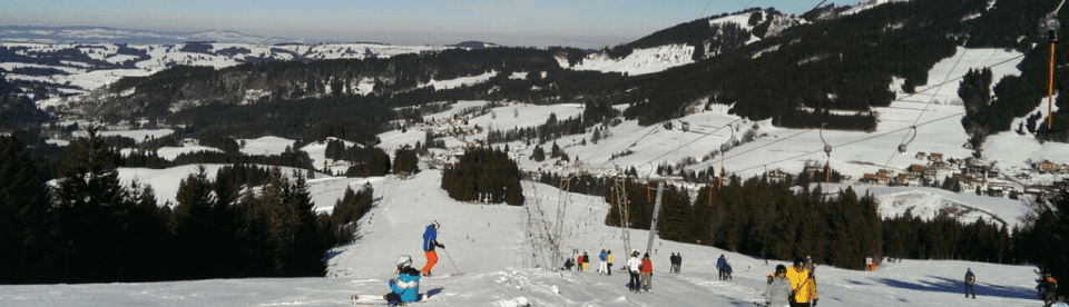 Blick über die Skipiste