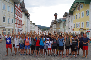 Gruppenfoto im Camp
