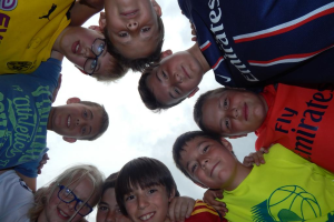 Gruppenfoto im Camp