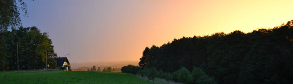 Sonnenuntergang in Münster