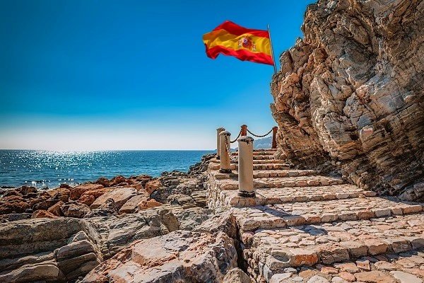 Küstenweg am Meer im Spanischcamp