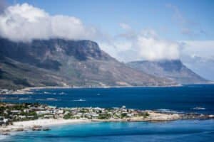 Eine herrliche Bucht bei den Feriencamps in Südafrika