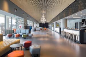 Eingangsbereich des Hostels