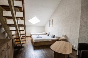 Ein Zimmer im Winter Skicamp in Tschechien