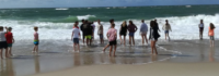Jugendliche am Strand