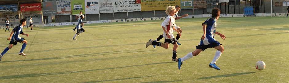 beim Fußball in Spanien