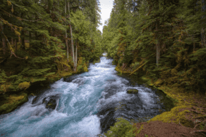 Wald mit Bach