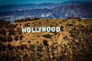 Der weltberühmte Hollywood-Schriftzug in Los Angeles