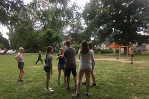 Freies Spielen auf dem Gelände