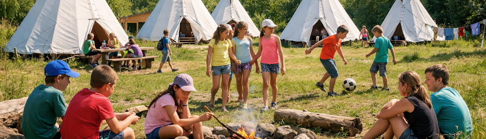 Zeltlager für Kinder und Jugendliche