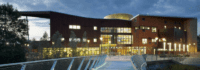 University of Limerick Gebäude bei Nacht