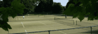 Tennis Plätze der University of Limerick