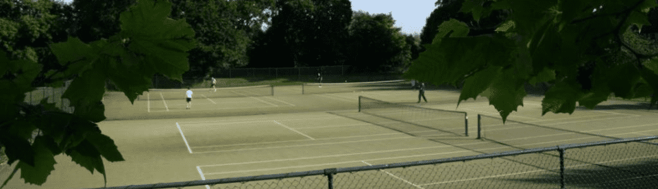 Tennis Plätze der University of Limerick