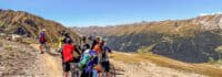 Panoramablick beim Mountainbike Alpencross