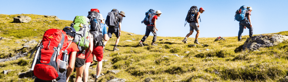 Jugendliche mir Rucksack