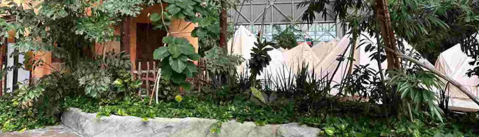 Zelte im Tropical Island
