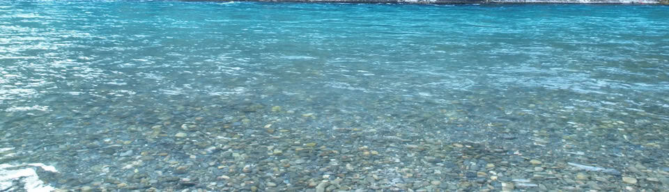 Kristallklares Wasser