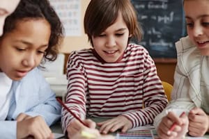 Kinder lernen Englisch auf dem Reiterhof