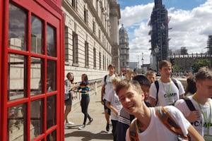 Kinder im Englischcamp