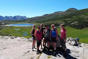 Gruppenbild auf einer Wanderung