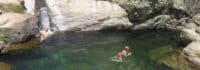 Baden in einer Gumpe auf Korsika