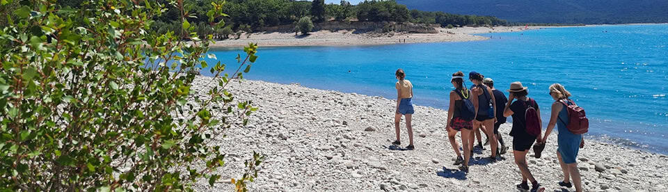 Strandspaziergang am See