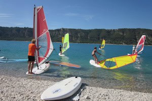 Surfkurs in der Provence