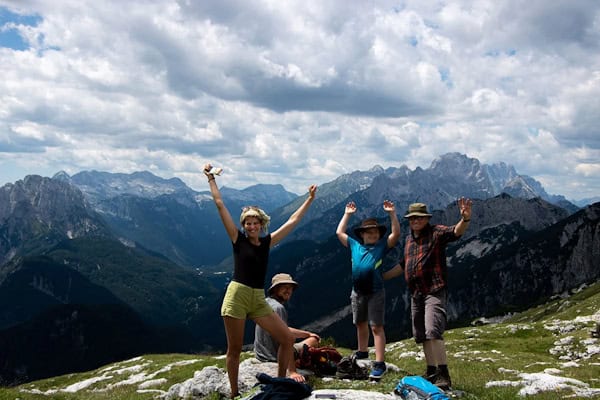 Wanderbild im Familiencamp Slowenien