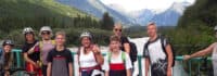 Gruppenbild bei einer Fahrradtour