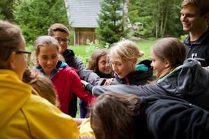 Kinder im Camp von erlebnistage