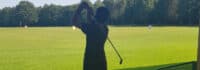 Abschlag an der Driving Range