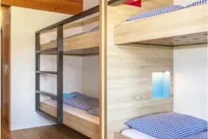 Ein Mehrbettzimmer im Jugendclub