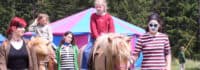 Kinder reiten