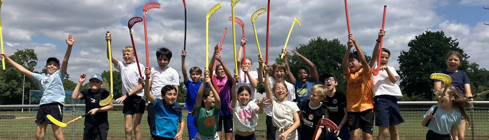 Spaß auf dem Gruppenfoto