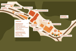 Lageplan in Camp Kaub