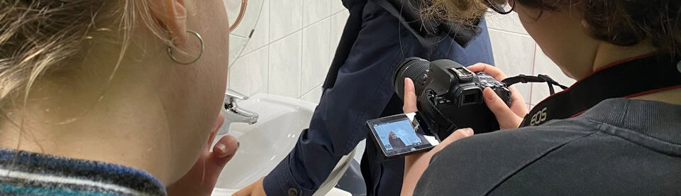 Ein Video wird gedreht