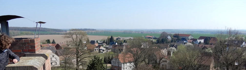 Ausblick vom Schloss Altenhausen