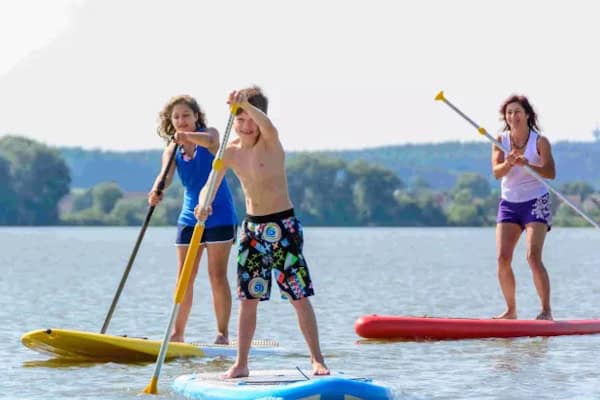 Spaß im Wassersport Camp