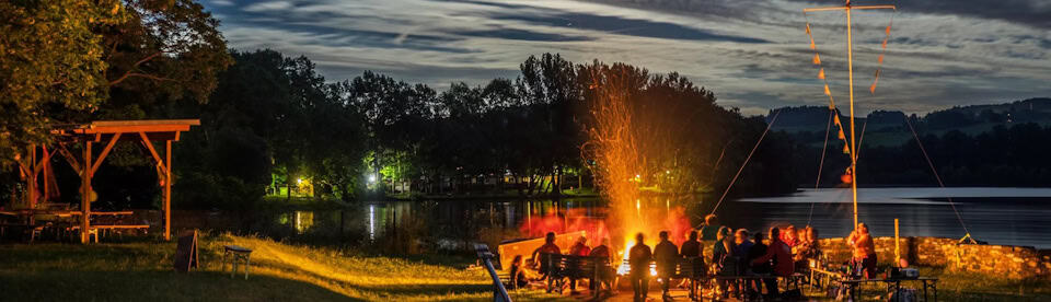 Lagerfeuerabend Camp Taltitz