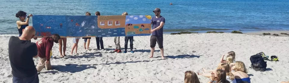 Strandspiele an der Ostsee