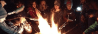 Lagerfeuer mit Kindern