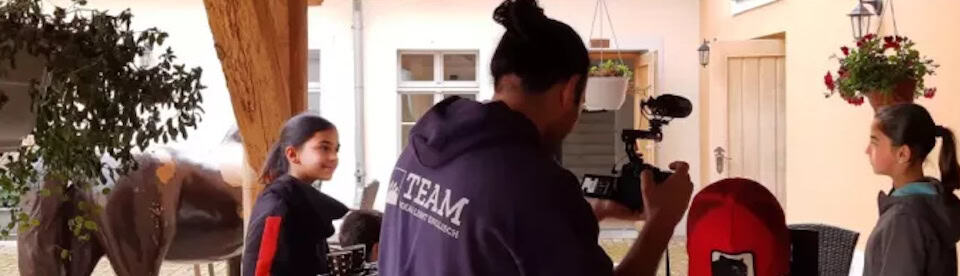 Spaß beim Filmen im Camp in Annweiler