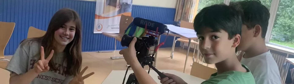 Filmaction im Camp in Haltern am See