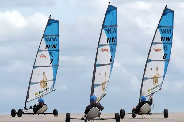 Spaß im Strandsegel Camp in Langholz